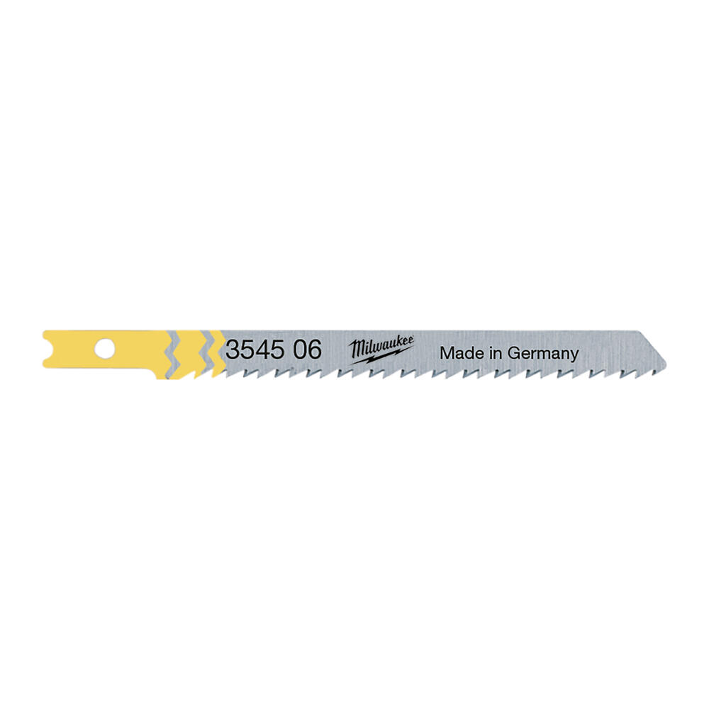Milwaukee Stichsägeblatt U-Aufnahme Holz 5er Pack 75 x 2,5 mm