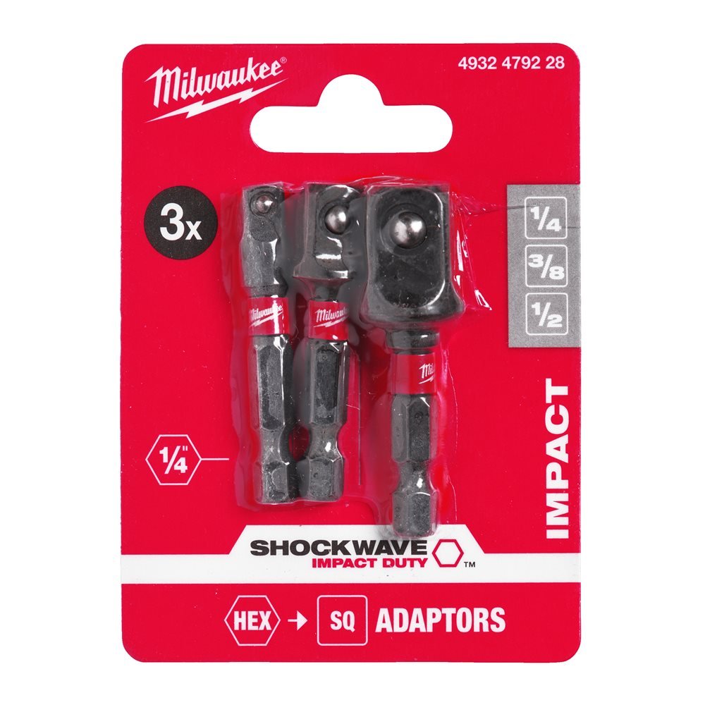 Impact adaptor set - 3pc