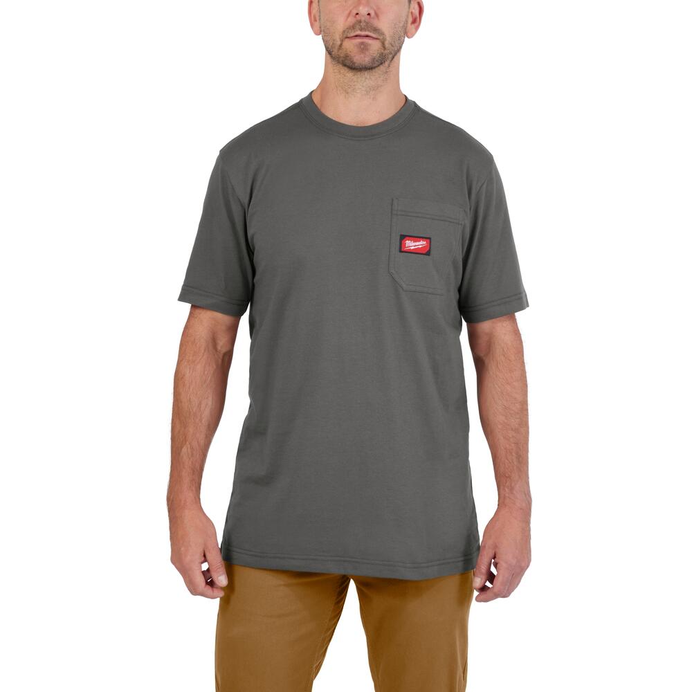 Milwaukee Arbeits-T-Shirt grau WTSSGR