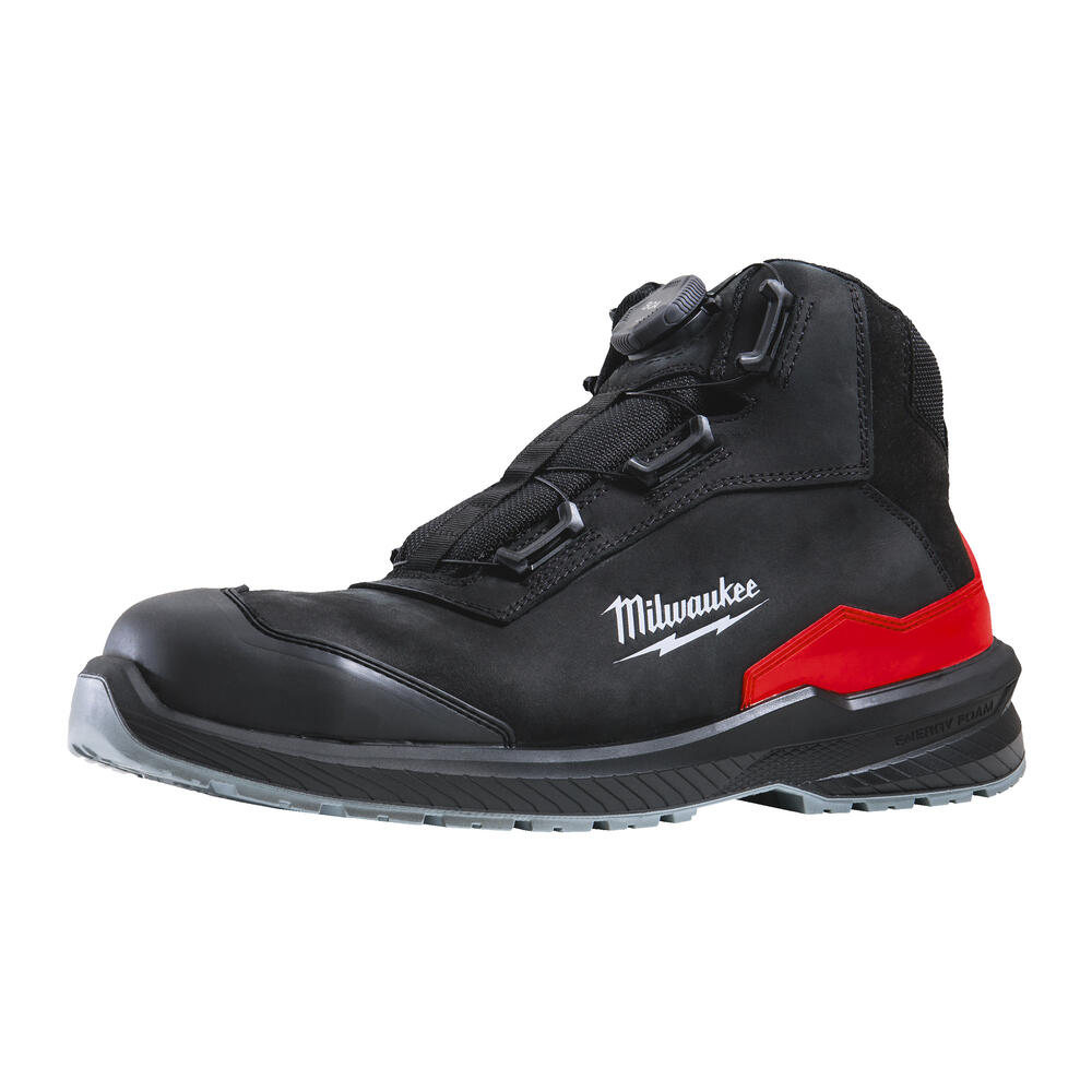 Milwaukee - FLEXTRED  S3S Sicherheits-Stiefel BOA Leder schwarz Größe 36 Größe 36