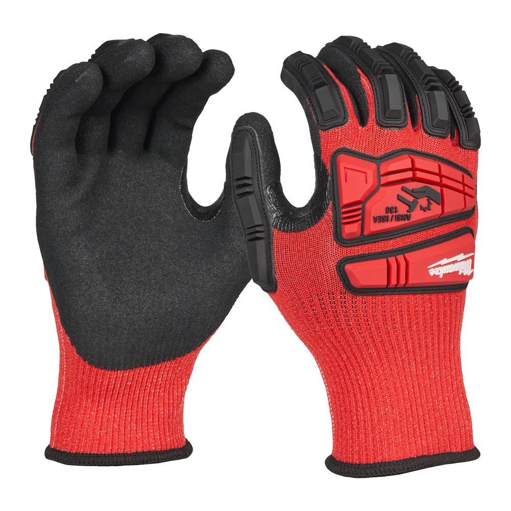 Milwaukee - Impact schlagfeste Schnittschutzhandschuhe Klasse 3/C - 7/S 7/S
