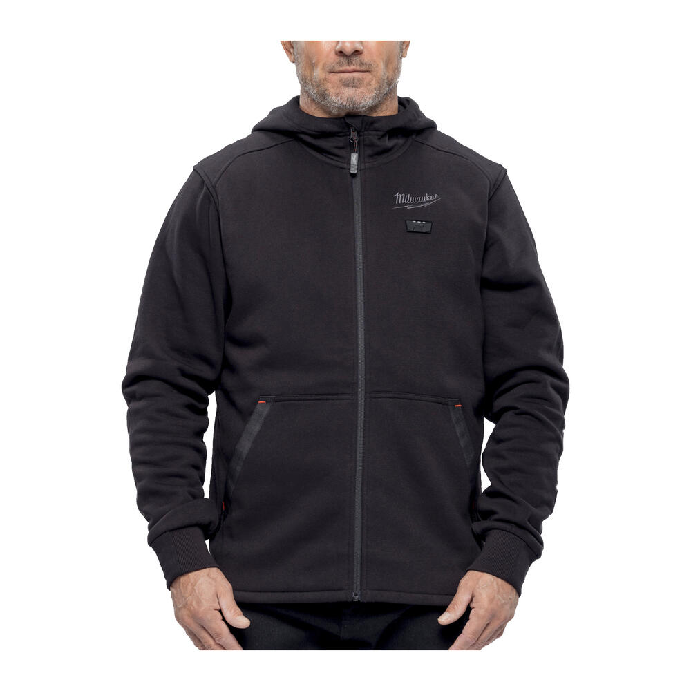 Milwaukee M12 Akku-Heiz-Kapuzenpullover Herren schwarz HHBL5-0