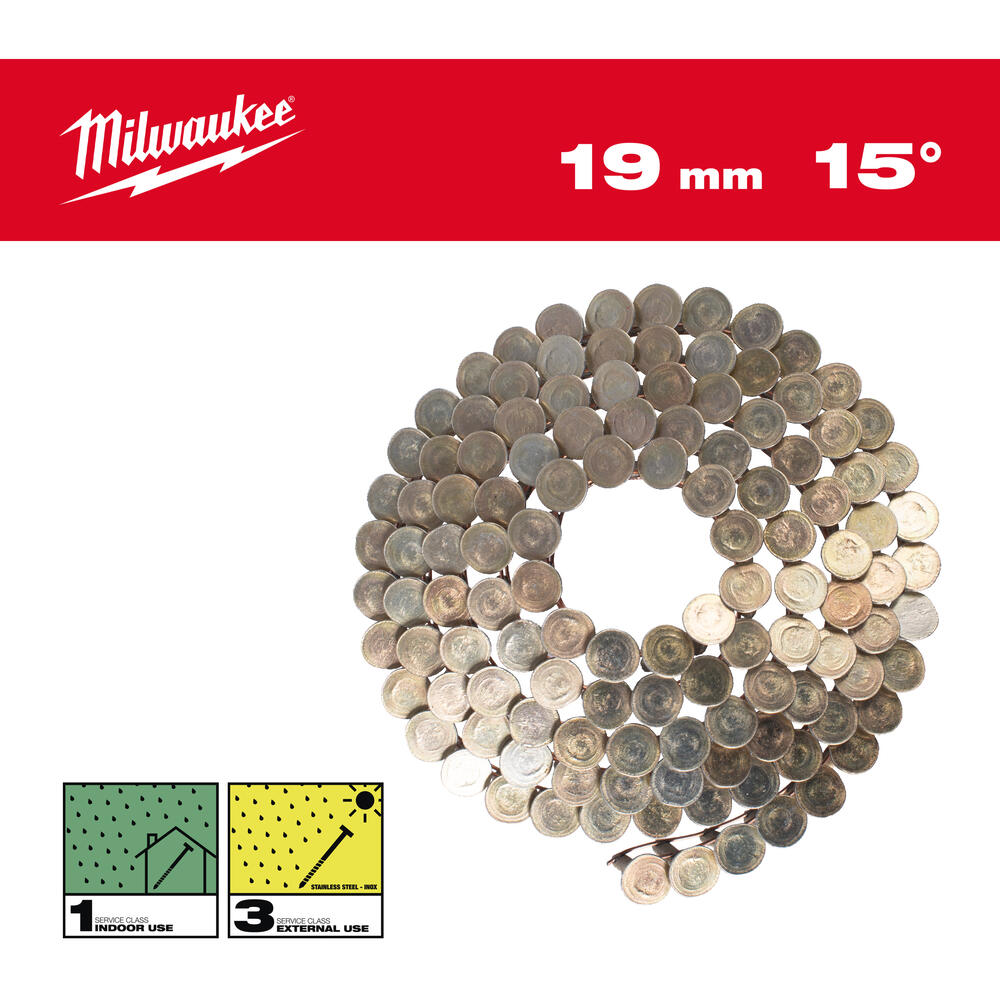 Milwaukee Coilnägel für M18FRCN45 15 Grad