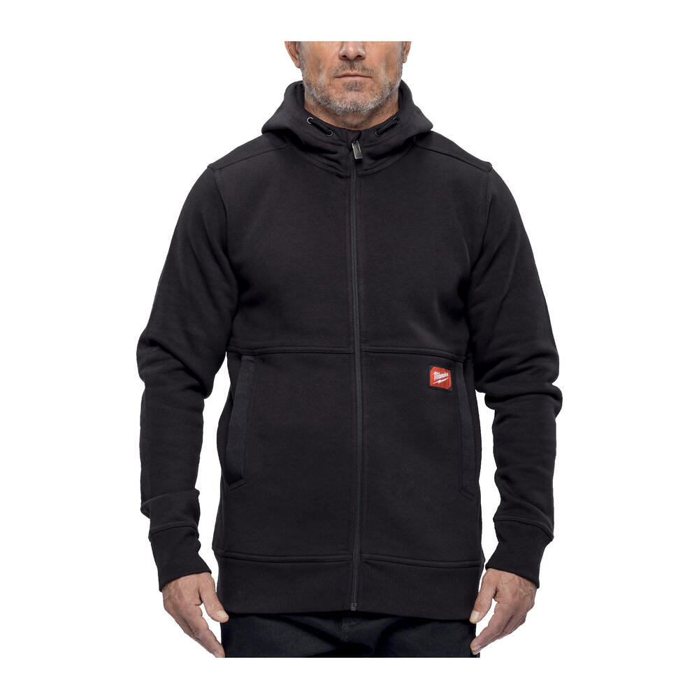 Milwaukee GRIDIRON Full-Zip Kapuzenpullover schwarz WHZBL