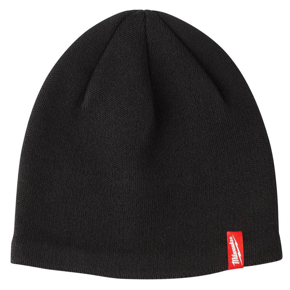 Milwaukee Mütze schwarz  mit rotem Fleecefutter BNBL2