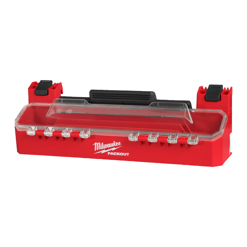 Milwaukee PACKOUT Seitenhalterung mit großem Fach und Deckel