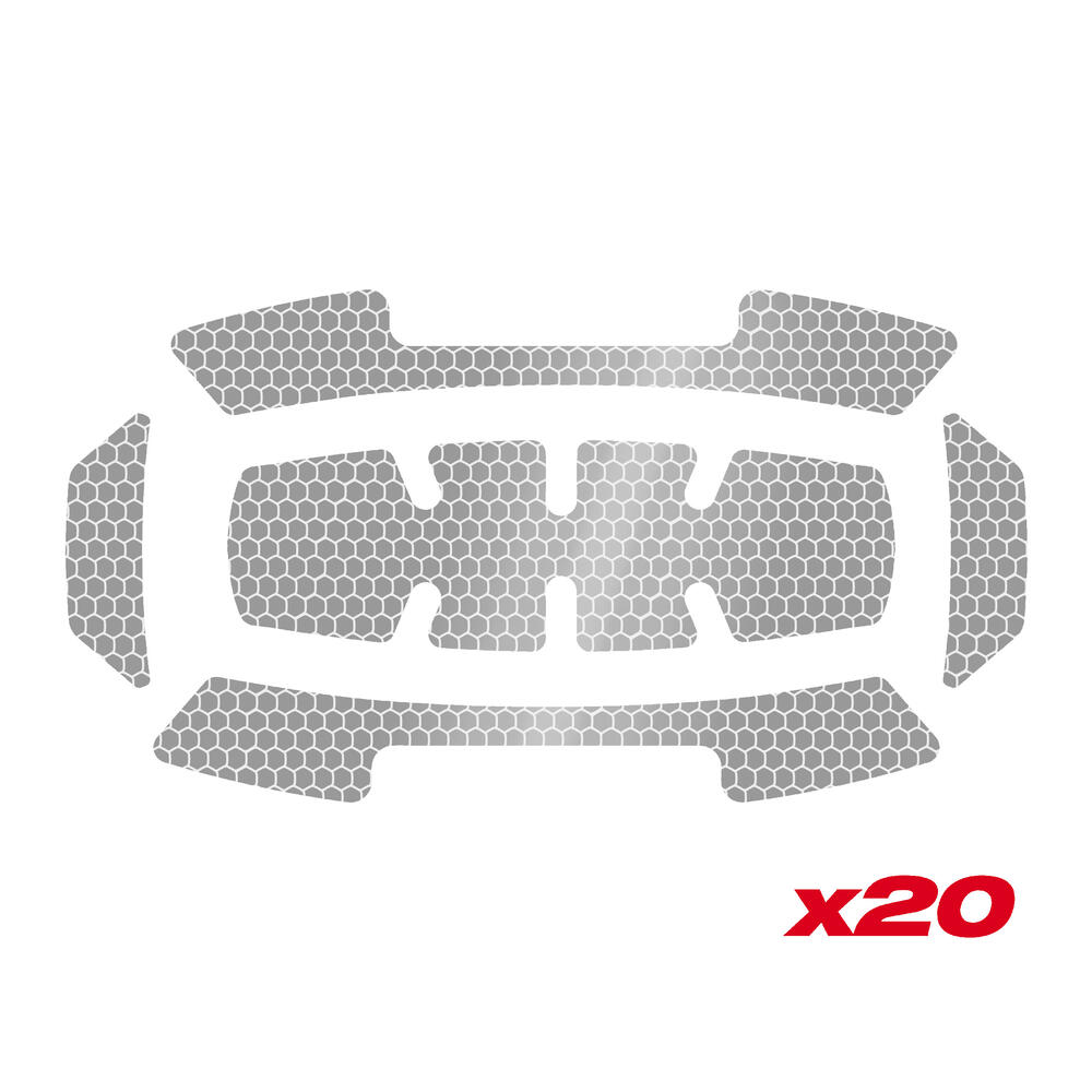 Milwaukee BOLT Hi-Vis Aufkleber-Set silber 20er Pack