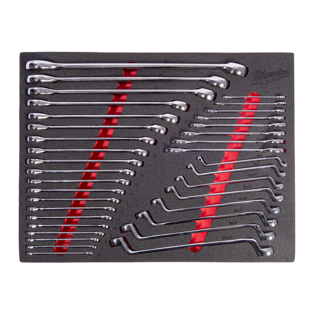 Milwaukee Schaumstoffeinlage für gemischtes Schraubenschlüssel-Set (36-teilig)