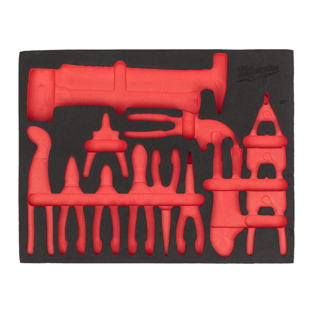 Milwaukee Ersatz-Schaumstoffeinlage für Schraubendreher- und Brechstangenset