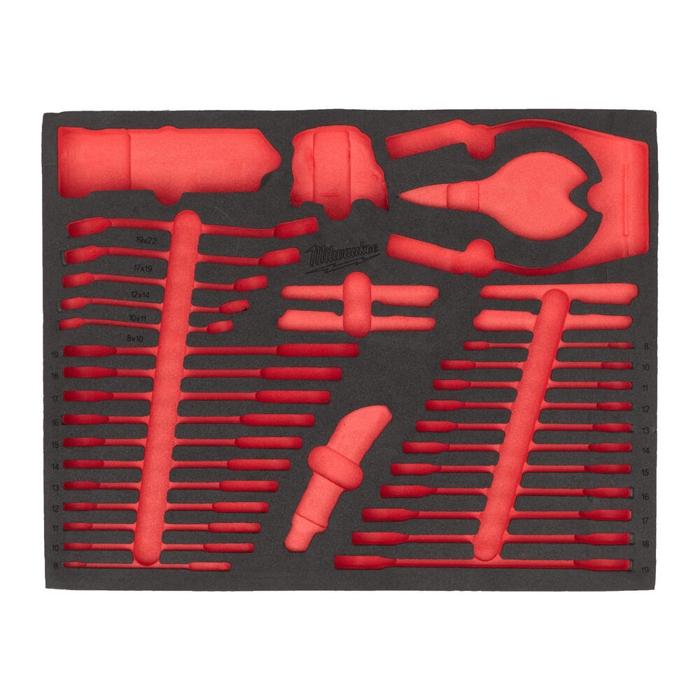 Milwaukee Ersatzschaum für Zangen- und Hammer-Set 14-teilig
