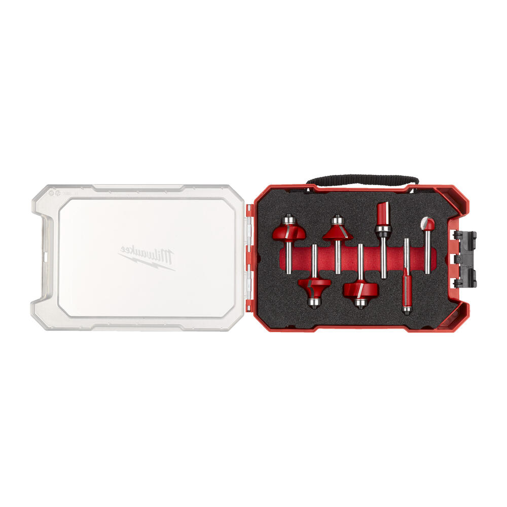 Milwaukee Fräser-Set mit 1/4 Zoll Schaft (7-teilig)