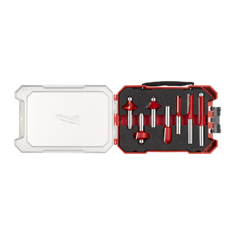 Milwaukee Fräser-Set mit 12 mm Schaft (7-teilig)