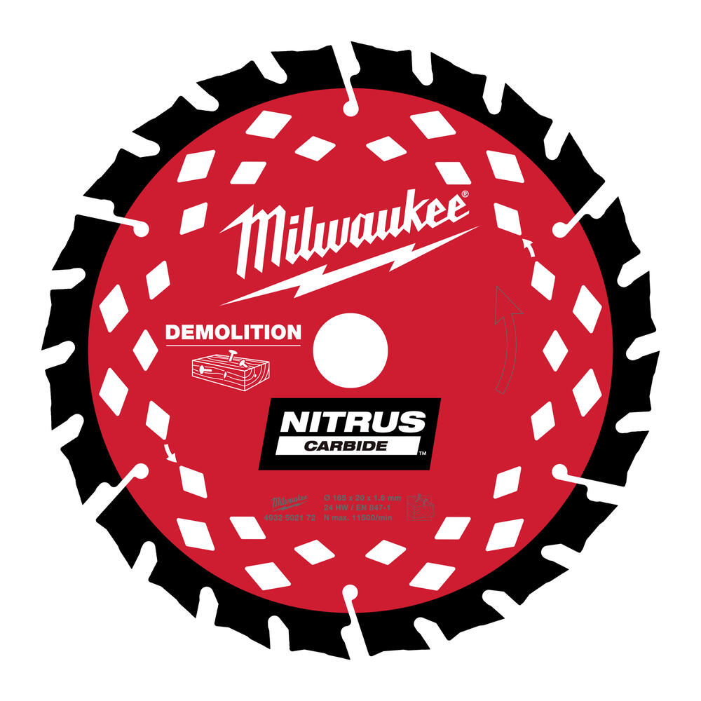 Milwaukee NITRUS Holz Kreissägeblatt