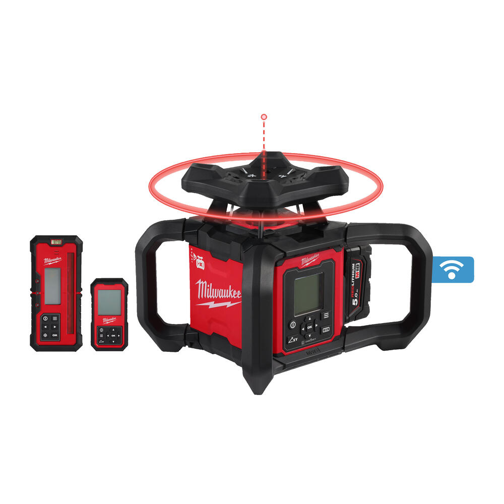 Milwaukee - M18 ONE-KEY Akku-Rotationslaser (M18RLOHV1200-501C) 