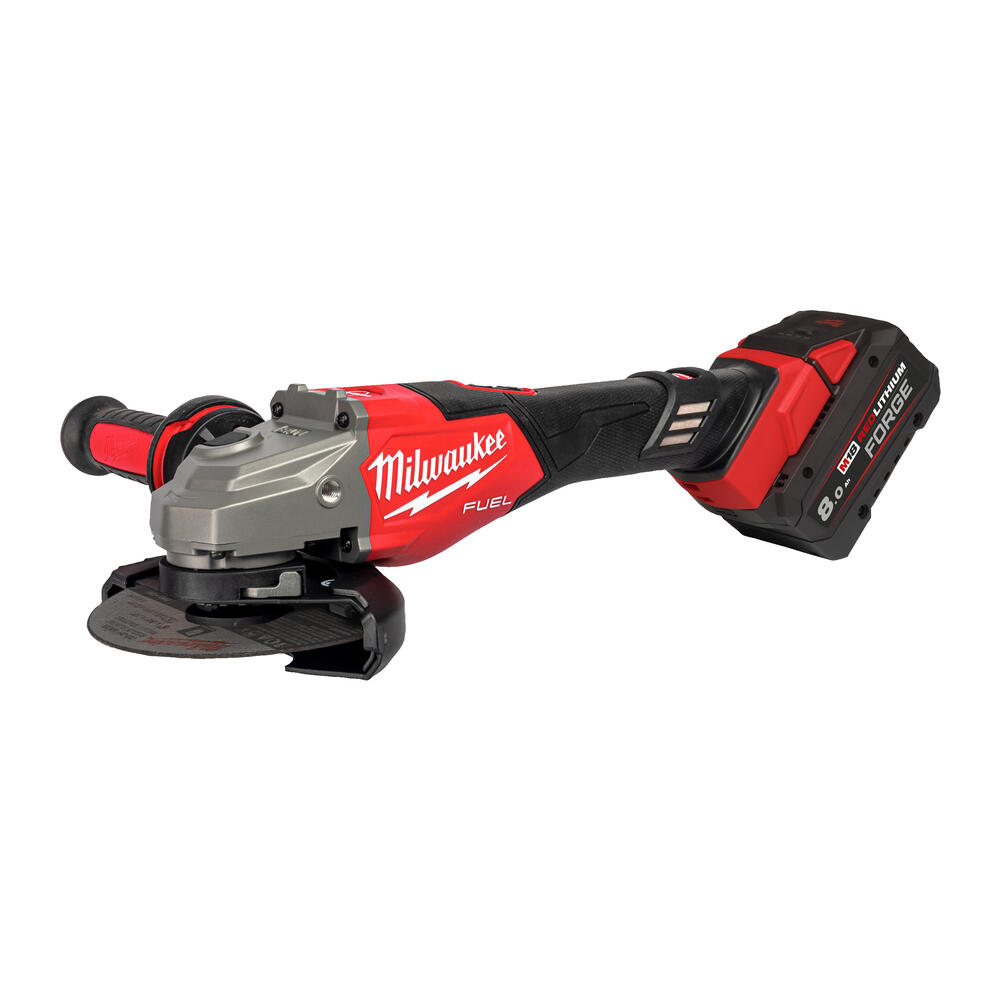Milwaukee-M18  Akku-Hochleistungswinkelschleifer 125mm mit Schiebeschalter Gen2(M18FHSAG125XB2-802X) 
