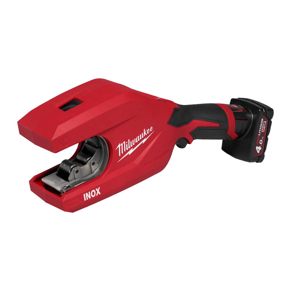 Milwaukee M12 Akku-Edelstahl-Rohrabschneider XL M12PCSS54-402C