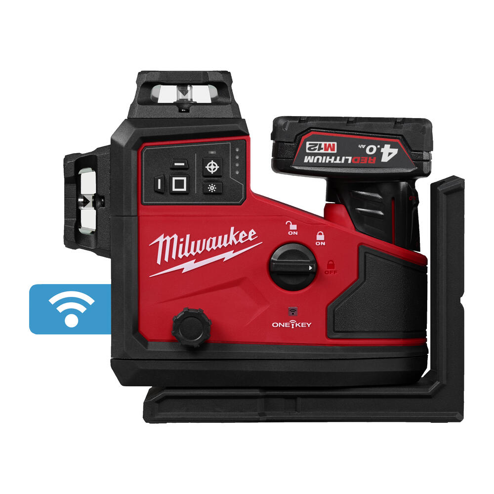 Milwaukee M12 Akku-Laser 3x360° M12A3PLO-401C