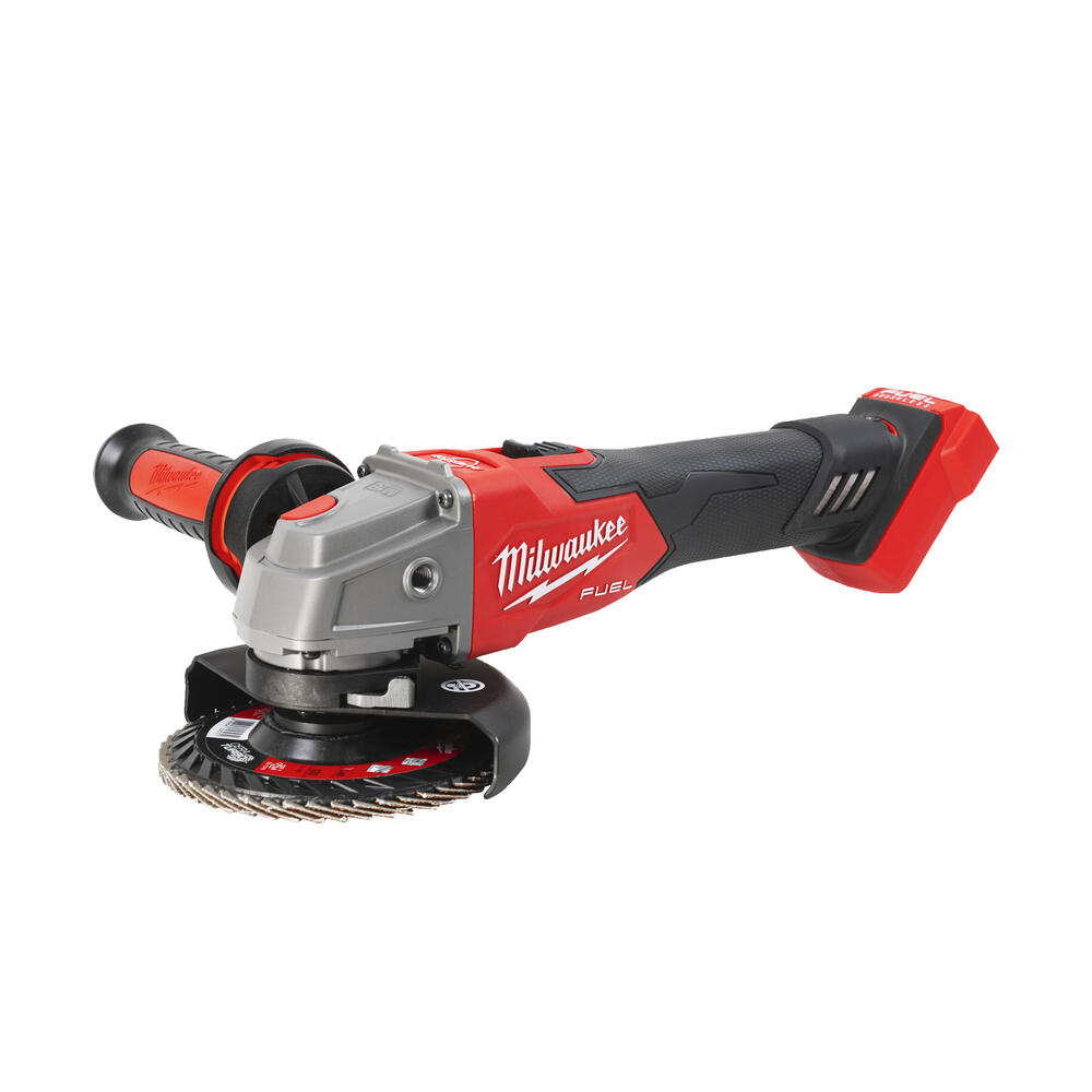 Milwaukee -M18 125 mm Winkelschleifer mit Geschwindigkeitsregler & Schiebeschalter (M18FSAGV125XB-0) 