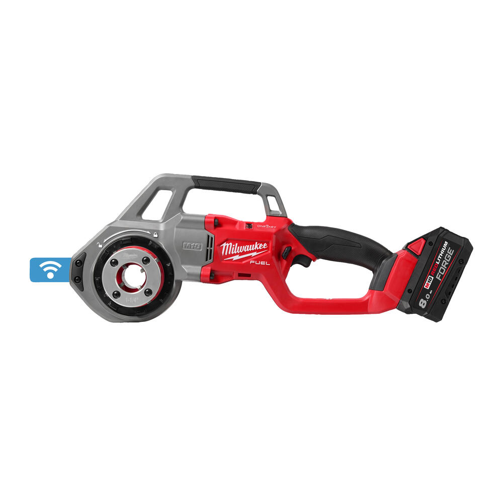 Milwaukee M18 FUEL Akku-Gewindeschneidkluppe ONE-KEY 1 1/4 Zoll M18FPT114-802C