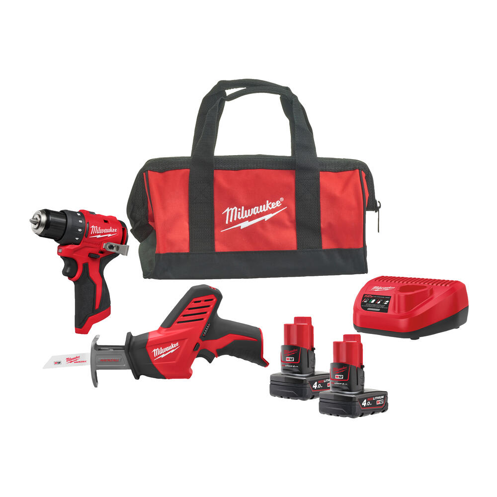 Milwaukee M12 Akku-POWERPACK M12BLPP2A-402B