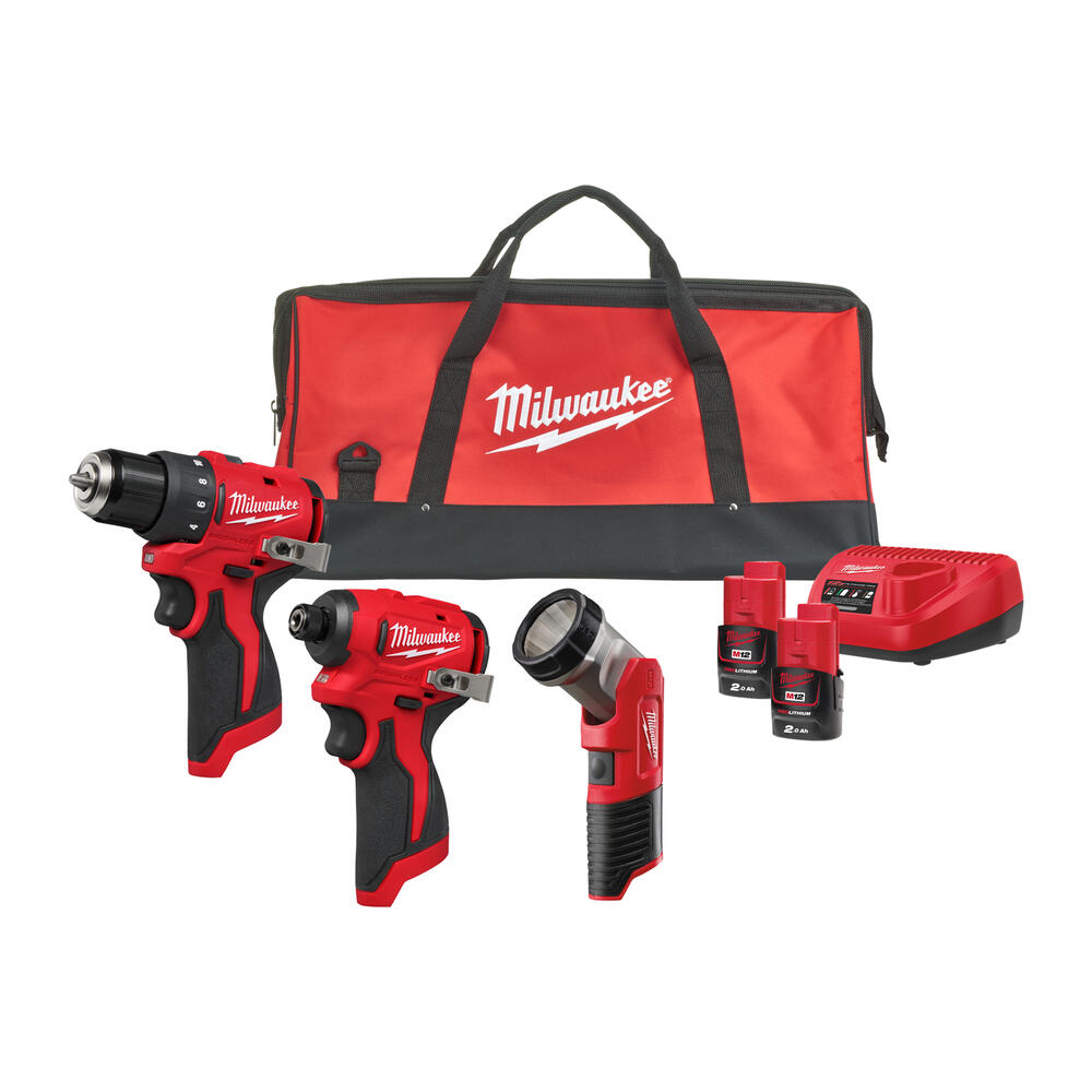 Milwaukee M12 Akku-POWERPACK M12BLPP3A-202B