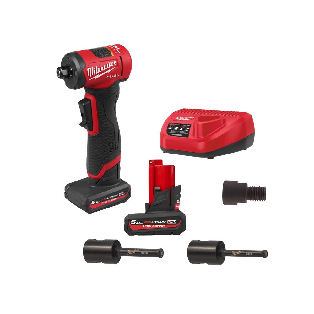 Milwaukee M12 FUEL Akku-Geradschleifer abgewinkelt M12FDGA2-522BA