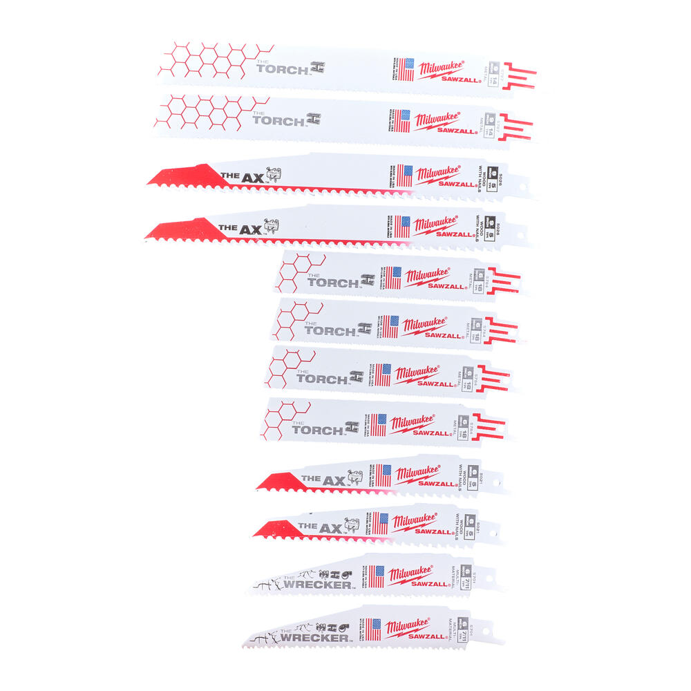 Milwaukee Säbelsägeblatt-Set SAWZALL (12-teilig)