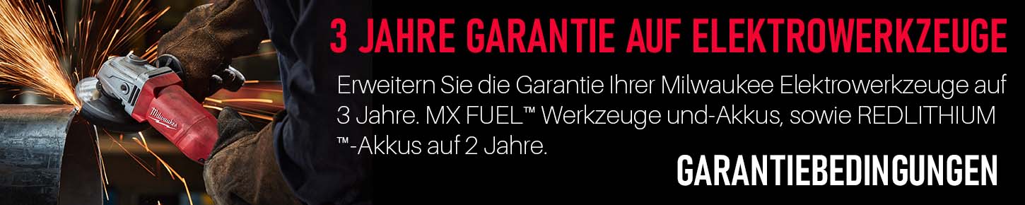 Milwaukee Garantieverlängerung