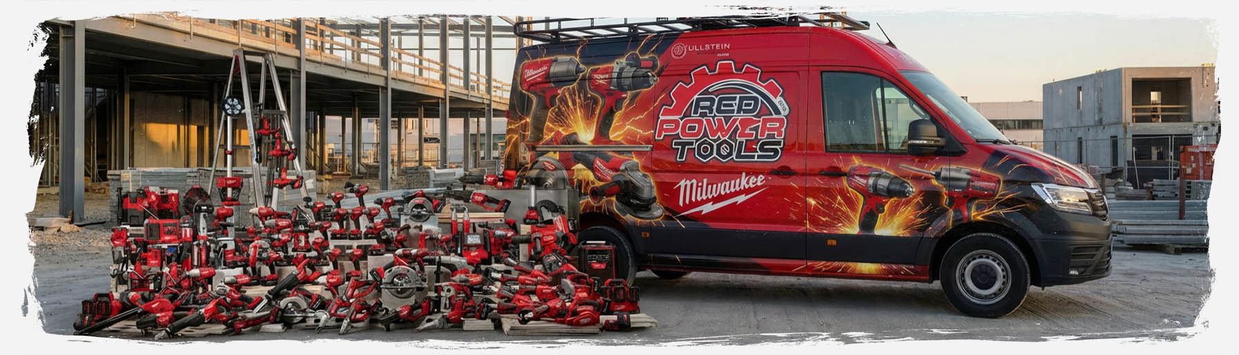 VW Crafter mit Red Power Tools Sortiment